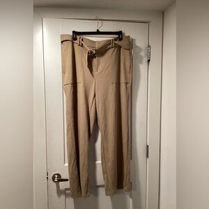 NWT I-N-C International Concepts Size 18W Women Tan Pants